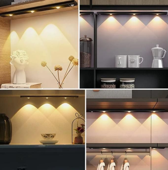 Ultra-Thin Rechargeable Motion Sensor Cabinet Light - Wireless & Easy Install
